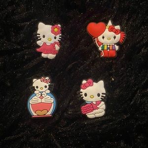 🆕Hello Kitty Crocs Shoe Charms- Set 4